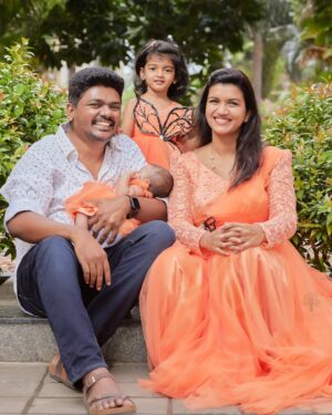 Sridevi Ashok Instagram - Wishing our Little Bundle of Joy A Happy Birthday. 
@sitara_chintala we are so grateful to God that He chose us to be your parents. There is no greater love. Happy Birthday dear @sitara_chintala 🥰 ❤️

Mom and Daughters Combo dress : @vika.label 

@divrams thank you so much for always being there for us 🫶🥰👼