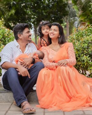 Sridevi Ashok Instagram - Wishing our Little Bundle of Joy A Happy Birthday. 
@sitara_chintala we are so grateful to God that He chose us to be your parents. There is no greater love. Happy Birthday dear @sitara_chintala 🥰 ❤️

Mom and Daughters Combo dress : @vika.label 

@divrams thank you so much for always being there for us 🫶🥰👼