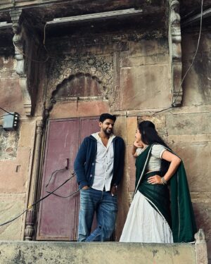 Srividya Shastry Instagram - #classic #gangegowri 

Candid by @darshinigowda01 
#gangegowri #varanasi #kashi #udayatv #dailysoap
