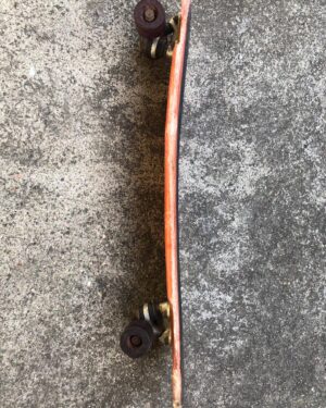 Stacy Peralta Instagram - At age 17, Golden Breed Sportswear is flying me to Australia to introduce modern skateboarding - a dream come true as I will get to surf the fabled Gold Coast! I pack two things; my Zephyr surfboard and orange Zephyr skate (pictured)…So I’m at LAX with my Mom at the Qantas counter and the ticket agent says, “No surfboards!” I’m dumbstruck! What? I plead, “But I’ve taken this to Hawaii!” In his best school principal, “No surfboards on international flights.” I step out of line, melt down and begin sobbing. “I can’t go to Australia without my surfboard! My mom, unaware of how to handle this strange mishap, stares at me, considering. She then looks at my skateboard and then my surfboard and very gently says, “which one is your future?” I look at her with tears running down my face desperately wanting to avoid the answer. Moments later I hand her my surfboard, we hug and say goodbye. “See you in 6 months”…I arrived to drizzly skies and quickly jumped into demos all over Sydney, Adelaide and Melbourne and everywhere else except the Gold Coast. During my trip I’m plagued by vivid dreams of never reaching the Gold Coast, dreams so real I’d wake up not knowing where I was…After 5 months I was done. I procured a car and a surfboard and headed out. I was alone and finally on my way to the Gold Coast. At a campground on night two an intuition blew a hole thru me, “Get home now!” Intuition has always been my trusted guide as so much of my life has made no sense. The next morning I obeyed it and turned around. I arrived home just in time for the Cow Palace event in San Francisco. It was at this event where Larry Gordon saw me skate and approached me to ride for G&S. Had I not made that contest on that weekend I doubt I would’ve had the opportunity to write this post.