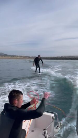 Stacy Peralta Instagram - I spent a good part of last year chasing the dream of learning to foil surf.  I was in the “kook phase” month after month, slamming, falling and feeling so awkward and off and not knowing if I was ever going to get even close to figuring this out.  It’s easily the most difficult sport I’ve ever undertaken to learn as it’s balance point feels multi-dimensional with an ever-changing set of variables.  I’m learning this with my friend Ian who’s leading the charge at 27 years of age and his brother Reed at 24.  I’m old enough to be their dad but the experience has taught me that stoke knows no age and that age only begins when you give up on the dream.