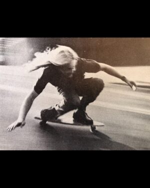 Stacy Peralta Instagram - Circa 1974. The first Zephyr skateboard has arrived at the shop and Skip and Jeff want it tested.  We’re all told to meet at Marine Street which is every skater’s nightmare; a dreadfully steep and unforgiving hill.  Everyone shows up and there’s a gang of us taking the drop and things are heating up as they always do.  Tony’s on deck at the top of the hill and he knows we’re all watching.  He looks at the bottom of the hill and sees a car heading up, simultaneously another car at the top of the hill is now passing Tony and beginning his descent. Tony carefully calculates the positions of both cars and then takes off. Within moments he’s drafting the downhill car in a tail-gate like position. At the midpoint mark of the hill, just as both cars are about to converge Tony makes a perilous decision and pulls into the center of the road, pitting himself between both cars - he’s now shooting the hill between both cars and has about a foot of clearance on each side, there’s zero room for error, the slightest wobble and he’s a skid mark under two tons of steel.  We all watch in horror at what he’s doing because what he’s doing is mad. What’s he thinking? Is he thinking? He then shoots thru both cars and not only takes the lead on the downhill car but pulls in front of the driver and makes it comfortably to the bottom, one hand raised in victory. All of us shake our heads. Incredible! He must be insane. But if he is insane, his insanity on this day is usurped by his physical skill and balls-out confidence. Today many people refer to Tony as a legend, one of skateboarding’s best and brightest, I’m here to share with you that the legend began that day.