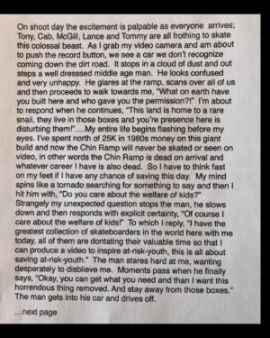 Stacy Peralta Instagram - This story exceeded the number of words allowed so I tried something different, hope it’s accessible and hope you enjoy it.