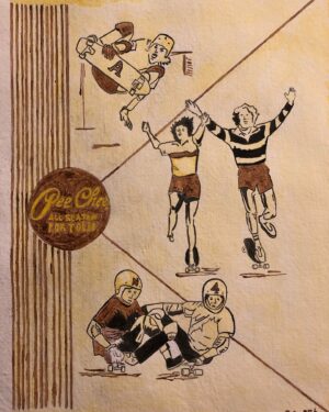 Stacy Peralta Instagram - If you went to school in America then you’re probably familiar with the PeeChee folder, they were ubiquitous growing up here. I wanted to do an art project with Lance Mountain so I suggested we do this, he was game so we figured out how they would have done a cover featuring skateboarding.  We had fun putting it together, lots of laughs, we should have done this as an ad years ago, can’t believe we didn’t.