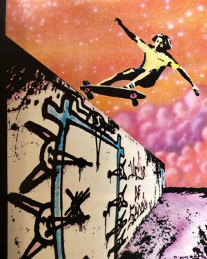 Stacy Peralta Instagram - My close friend Johnny Mac from San Francisco recently found himself sipping a latte at Dogtown Coffee, a business now residing in the former space once occupied by the Zephyr Shop. It spurred him to call and ask, “Is Dogtown a real place? And where’d the name come from?” This is what I know; From a young age Craig Stecyk was enthralled with Grafitti which was very prominent in SM, Venice and Culver City in the 70s, primarily the grafitti of the Hispanic gang culture. Each gang had its own distinct style, it’s own markings, and an exacting way in which they designed their lettering and applied that lettering with spray paint onto alley walls and old buildings.  Many of these gangs gave their territories nicknames such as Frogtown, Fogtown, Ghostown etc… In ‘76 when I was having lunch with Stecyk and his girlfriend Lynn, a very talented painter, she said to me, “Craig looks at graffiti as an art form.” I nearly choked. Grafitti as art? I’d been led to believe it was paint-based litter. Craig looked at it as an artistic form of communication, kind of the way an anthropologist might look at primitive cave markings.  Early on he began incorporating the west side graffiti style into his own art. He used the defunct Pacific Ocean Park Pier as his canvas and it’s where he developed his infamous pig and crossbones and rat and crossbones graffiti art. I also believe it’s where he came up with the name Dogtown.  One of the very first uses of the name appears in my “Who’s Hot” article stating, Stacy Peralta is one of Dogtown’s finest.  He would eventually turn the Dogtown articles into one of his most enduring art pieces.  So whatever the truth is, it’s a mythology that began in the early 70s when Craig picked up his first can of spray paint and began applying it to the POP pier and then to the cinderblock walls that lined the beaches of Venice and Santa Monica’s boardwalk…..Anyone for another latte?
