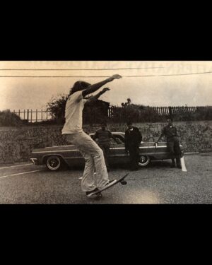 Stacy Peralta Instagram - My close friend Johnny Mac from San Francisco recently found himself sipping a latte at Dogtown Coffee, a business now residing in the former space once occupied by the Zephyr Shop. It spurred him to call and ask, “Is Dogtown a real place? And where’d the name come from?” This is what I know; From a young age Craig Stecyk was enthralled with Grafitti which was very prominent in SM, Venice and Culver City in the 70s, primarily the grafitti of the Hispanic gang culture. Each gang had its own distinct style, it’s own markings, and an exacting way in which they designed their lettering and applied that lettering with spray paint onto alley walls and old buildings.  Many of these gangs gave their territories nicknames such as Frogtown, Fogtown, Ghostown etc… In ‘76 when I was having lunch with Stecyk and his girlfriend Lynn, a very talented painter, she said to me, “Craig looks at graffiti as an art form.” I nearly choked. Grafitti as art? I’d been led to believe it was paint-based litter. Craig looked at it as an artistic form of communication, kind of the way an anthropologist might look at primitive cave markings.  Early on he began incorporating the west side graffiti style into his own art. He used the defunct Pacific Ocean Park Pier as his canvas and it’s where he developed his infamous pig and crossbones and rat and crossbones graffiti art. I also believe it’s where he came up with the name Dogtown.  One of the very first uses of the name appears in my “Who’s Hot” article stating, Stacy Peralta is one of Dogtown’s finest.  He would eventually turn the Dogtown articles into one of his most enduring art pieces.  So whatever the truth is, it’s a mythology that began in the early 70s when Craig picked up his first can of spray paint and began applying it to the POP pier and then to the cinderblock walls that lined the beaches of Venice and Santa Monica’s boardwalk…..Anyone for another latte?