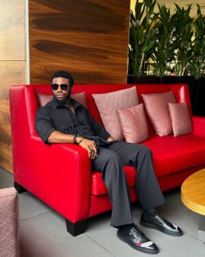 Stan Nze Instagram - Out for the @elevationng screening of #TheMovieTehilah 😎

Outfit by @amdiddyy 
Shoes by @aragonsignature 
Photographed by @haroldamenyah 

#MaziNze #Ngozichierika #Grateful #HappySunday