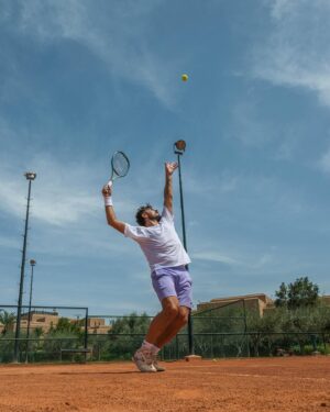Stanislas Wawrinka Instagram - Just put the work in 😅🎾💪🏻🇲🇦🥵⌛️🏃🏻🧩💛🙏🏻
#hardwork #enjoy #trusttheprocess #keepushing