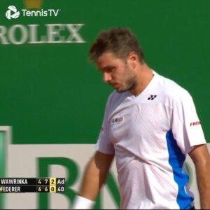 Stanislas Wawrinka Instagram - A landmark moment for Stan the man 🙏
.
#tennis #tennistv #atp #sports #wawrinka #rolexmontecarlomasters