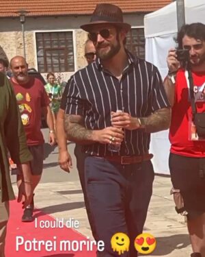 Stanislav Yanevski Instagram - Too good of a memory not to post to remind me what a wonder time I have in Italy 🇮🇹 every time! Thank you Palermo, thank you Sicily and wonderful Italian people, thank you @palermocomicconvention for the red carpet, reception, honour, hospitality and the great time! Until next time 

#style #happy #redcarpet