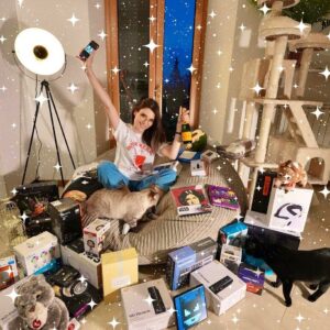 Starling ASMR Instagram - WE’RE AT THE 400.000 MARK!!! I’m so happy and I love you all so much!!! Every single one of you! Thank you for all the wonderful messages! you basically buried me with love and gifts 🥺💜🙏🏻 #feelingblessed