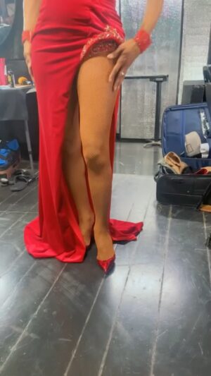 Stasha Sanchez Instagram - Color is (RED)🌹❤️❣️👠💋🫦💄 
Be Grateful God is working on you to become a better version of yourself. 
Thank you son