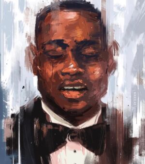 Stef Dawson Instagram - #BlackLivesMatter  #GeorgeFloyd ‘s life mattered.  #AhmaudArbery ‘s life mattered. #BreonnaTaylor’ s life mattered.
Rest in Power. 
It’s time to listen and get loud. 
Artwork by @nikkolas_smith