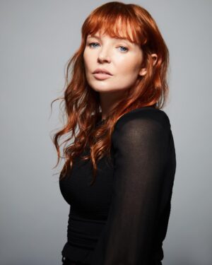 Stef Dawson Instagram - So grateful for this shoot within a shoot ✨by incredible @sallyfleggphotography ✨ Sal shot me right before I left for LA, those shots served me so well. I know we will collaborate on many more, for other creative milestones to come. 
Love your work and you Sal 🖤🖤✨ beautiful make up and hair styling by @lianneclaire_makeup_hair ✨ #dreamteam