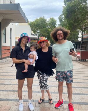 Stefan Gordy Instagram - #FooFriday 1-12-24  Aussie Time 19 hours ahead of L.A. time 
Spotlight on a Revisit 11 years later!  When adding 2 new members to the FooFamily, ya gotta show them where the video "Let's Get Ridiculous" was filmed at Manly Beach near Sydney almost  11 years ago.  Directed by Mickey Finnegan and 175 million views later and hitting #1 on the charts, the video holds up. The plot of the video involves Redfoo,  who is being charged for crimes against conformity which was contributed to the worldwide epidemic, escapes from the Boeing 747-8 while he was being deported. Now a free, but wanted man, he lands on Manly, NSW after taking a selfie with his smartwatch, and ends up being chased by the police upon greeting them and seeing the wanted poster of Foo himself. 
Our host Adam Kennedy was also worked on the video and he brought along his 3 kids, Pearl, Xavier & Tess to reminisce about the fun action. Momfoo brought along their finished children's book which now can be purchased in Australia 
https://partyrockmerch.myshopify.com/
We visited the Manly Library and just loved the atmosphere.
It rained most of day but the rain didn't manage to dampen our revisit....Australia is a very special place and the video attached is a preview of our visit to the Opera House & Harbor Bridge...What's Australia without an Aboriginal performing magic on a didgeridoo?  I trust if you do a revisit it's as good as ours. G-day mates....more next FooFriday!
LGR Video
https://youtu.be/CdLhdrNgGu4?si=8mgV4iJO-8fM8kcc
xxxNancy (Momfoo-Grandma LaLa