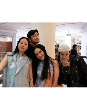 Stefanie Hariadi Instagram - Congratulations @marshadmartha for @saamrstudio 4th collection launch! Such a beautiful collection, in love with all the items ❤️ Thank you for having me✨

📸 : @eqqybuzz