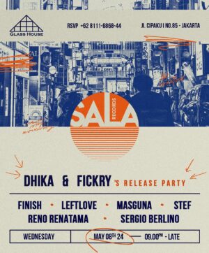 Stefanie Hariadi Instagram - Excited to announce SALA Records’ first label showcase kicking off this Wednesday at Glass House.

For the first episode, we are introducing Dhika (@dhikapatsky) and Fickry’s (@fickryhard) EP release party, supported by Leftlove (@mrlove_________ ) & STEF (@ssstefie ). This marks the first event of our monthly regular showcase featuring SALA Records’ artists.

See you all on Wednesday at @glasshouse.jkt