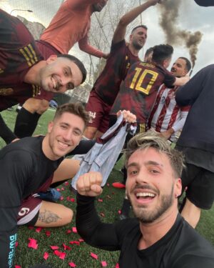 Stéfano de Gregorio Instagram - Sólido @cosito_ca Campeón Invicto 🏆🫎❤️
Que lindo disfrutar el futbol con mis amigos, gracias por un lindo campeonato juntos che 😅🫶