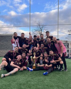 Stéfano de Gregorio Instagram - Sólido @cosito_ca Campeón Invicto 🏆🫎❤️
Que lindo disfrutar el futbol con mis amigos, gracias por un lindo campeonato juntos che 😅🫶