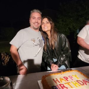 Stella Acquisto Instagram - One day late to post, but Happy Birthday to my other half.  Love you more than my mom’s homemade carrot cake.  The girls and I are so lucky to have you in our lives.  To 100 more years of love, laughs and celebrations @trunk97 .  Xoxo