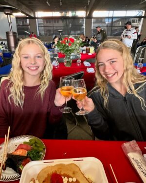 Stella Grace Fitzgerald Instagram - Some more BTS with the Royal Family (Cary Elwes & Rhian Rees) from Rebel Moon including the adorable Princess Issa photo/stunt double Kylee Levien who has become a sweet friend of Stella’s. The girls had so much fun on set and with their studio teachers who happened to match one day too! We will cherish these moments forever 💕

#rebelmoon #rebelmoonachildoffire #rebelmoonthescargiver #netflix #scifi #caryelwes #rhianrees #zacksnyder #grateful #corememories #actor #younghollywood #teenactress #princessissa #hollywood #netflixfilm #stewarttalent #authentictalentandliterarymanagement #royalfamily #explorepage