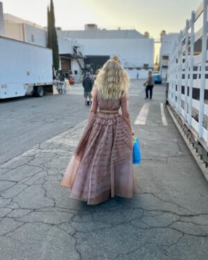 Stella Grace Fitzgerald Instagram - Stella being a goofball on set. She can certainly be silly but knows when to turn it off. I’m so grateful that a crew member took these first few pictures, they are so awesome! And now Stella is realizing she should do one “normal” smile even when I’m not the one behind the camera reminding her 😆 Rebel Moon Parts 1 and 2 are out on Netflix now. 

#rebelmoon #rebelmoonachildoffire #rebelmoonthescargiver #netflix #scifi  #zacksnyder #grateful #corememories #actor #younghollywood #teenactress #princessissa #hollywood #netflixfilm #stewarttalent #authentictalentandliterarymanagement