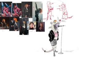 Stephanie Garcia Rizo Instagram - Had a great opportunity to be a character designer mentor @conceptartassociation It was such a great experience to share tips/tricks and the process of work flow.  Here’s some drawings i did for our last session~a opossum rock singer. ✨✨✨

#art #characterdesign #conceptartassociation #opossum #drawing #doodles #illustration