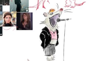 Stephanie Garcia Rizo Instagram - Had a great opportunity to be a character designer mentor @conceptartassociation It was such a great experience to share tips/tricks and the process of work flow.  Here’s some drawings i did for our last session~a opossum rock singer. ✨✨✨

#art #characterdesign #conceptartassociation #opossum #drawing #doodles #illustration