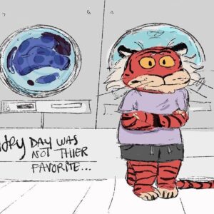 Stephanie Garcia Rizo Instagram - Laundry day 🫧🫧 They love the puffy sweater but feel out of place when just wearing gym clothes 🫧 Swipe for video process. 

Repost cuz i think the first one had a glitch 🤷🏽‍♀️

#art #animation #drawing #sketch #characterdesign #illustration