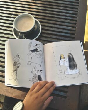 Stephanie Garcia Rizo Instagram - Cafecito Sketches books came in this week!! wooo!! They will be available @lightboxexpo This year! ✨✨ I also printed The shape warm up book!! Excited to have these available for you all :) 

#art #animation #drawing #lightboxexpo2023 #book #sketchbook #coffee #sketching