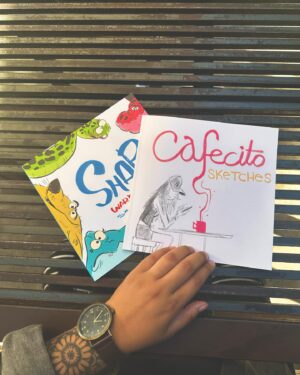 Stephanie Garcia Rizo Instagram - Cafecito Sketches books came in this week!! wooo!! They will be available @lightboxexpo This year! ✨✨ I also printed The shape warm up book!! Excited to have these available for you all :) 

#art #animation #drawing #lightboxexpo2023 #book #sketchbook #coffee #sketching