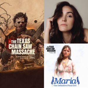 Stephanie Panisello Instagram - Thank you @txchainsawgame for bringing me on as Maria Flores. Getting to join an extremely iconic horror franchise with other wonderful actors and horror icons is a dark and terrifying dream come true! 🔥🌻📸 @bangzoom 

“Getting into Maria’s headspace was definitely not a happy place to be in but finding the strength and resilience to push further when all odds of survival were stacked against her, was a treat to discover. Her desire to live is incredible. She had me pulling from my own Latin upbringing that taught me to create possibility where there may not be and to always find the beauty in life- though it’s the very thing that got her in this position, I’d like to think it’s also what’s kept her alive. I can’t wait for the world to finally experience the character that started the whole search.”

Anybody else both excited and terrified to try and survive as Maria? 
.
.
.
.

#MariaFlores #TexasChainsaw #texaschainsawmassacre #horror #horrorfans #horrorgames #horrormovies #voice #voiceover #voiceactresses #survival #survivalhorror #survivalhorrorgame #finalgirl #actress #tcm #thebeginning