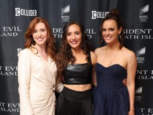 Stephanie Panisello Instagram - Wow! What an amazing premiere of Resident Evil: Death Island! So blessed to have shared in the creation of this epic film with these amazing humans! 

Thank you to all the fans for coming out last night and for all the fans posting around the world! You guys make this gal very happy! 

Available July 25th on 4K UHD, Bluray, DVD and Digital! 🎬🍿

.
.
.
.

💁‍♀️💄: @emmawillishmu 

#ResidentEvilDeathIsland #ClaireRedfield #ResidentEvilClaire #VoiceoverActress #PremiereNight #BehindTheScenes #VoiceoverTalent #ResidentEvilFan #GamingIndustry #VoiceActing #d_island #ResidentEvilUniverse #ZombieApocalypse #ResidentEvilFranchise #GameVoiceover #MotionCapture #MoviePremiere #Grateful #ThankYouFans