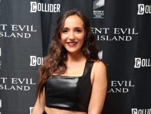 Stephanie Panisello Instagram - Wow! What an amazing premiere of Resident Evil: Death Island! So blessed to have shared in the creation of this epic film with these amazing humans! 

Thank you to all the fans for coming out last night and for all the fans posting around the world! You guys make this gal very happy! 

Available July 25th on 4K UHD, Bluray, DVD and Digital! 🎬🍿

.
.
.
.

💁‍♀️💄: @emmawillishmu 

#ResidentEvilDeathIsland #ClaireRedfield #ResidentEvilClaire #VoiceoverActress #PremiereNight #BehindTheScenes #VoiceoverTalent #ResidentEvilFan #GamingIndustry #VoiceActing #d_island #ResidentEvilUniverse #ZombieApocalypse #ResidentEvilFranchise #GameVoiceover #MotionCapture #MoviePremiere #Grateful #ThankYouFans