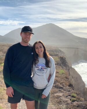 Stephanie Panisello Instagram - Love this man and all our adventures. We’re just two odd balls making the best of this world.

Lucky to call you my partner,babe 🩷