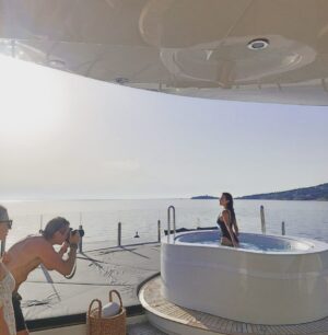 Stephanie Tripp Instagram - Shooting on board @yacht_arbema.
....
What an experience, feeling truly blessed and grateful.
....
Huge thank you to all the crew on board and the team 🙏
....
#yacht #yachtlife #lifestyleshoot #boat #photoshoot #filmshoot #charter #yachtcharter #yachting #yachts #yachtlifestyle #model #actor #actress #gratitude #yachtcharter #ondeck #travel #travelphotography #traveling #luckygirl