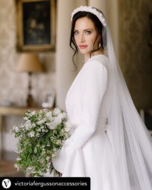 Stephanie Tripp Instagram - Posted @withregram
....
For the full feature head to the wonderful @lovemydress
.
The team.
Photographer @beccygoddard 
Planner & stylist @ferngodfreyweddings 
Venue @chedingtonweddings 
Flowers @marthaandthemeadow 
Dress @julita_ldn_bride 
HMUA @amazing_facedorset 
Accessories @victoriafergussonaccessories 
Stationary @palepresslondon 
Furniture hire @virginiasvintagehire 
Model @stephanie__tripp 
⠀⠀⠀⠀⠀⠀⠀⠀⠀
#victoriafergussonaccessories #bridaleditorial #bridalphotoshoot #inspirationalshoot #weddinginspo #weddingplanning #bridalinspiration #luxurybridalaccessories #headdress #bridalhairaccessories #bridetobe2021 #silkpaddedhairband #silkhairband #embellishedhairband #bridalhairband