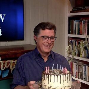 Stephen Colbert Instagram - Thank you for this amazing birthday cake from Little Daisy Bakery!