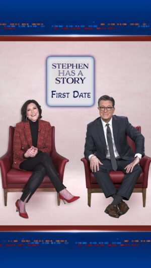 Stephen Colbert Instagram - Cheers to 30 years for Stephen Colbert & Evie McGee. Celebrate with us by watching the latest edition of “Stephen Has A Story,” where Stephen & Evie recount their first date. 💕

#Colbert #EvieMcGee #StephenHasAStory