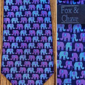 Stephen Fry Instagram - There comes a day in every man’s life when he needs to wear an elephant themed tie. Forward, Fox and Chave. How do they pronounce themselves? The Fox is easy enough, but Chave? Does it rhyme with “shave”, or is it frenchified into shahvay? It can’t be chav surely, a word thankfully well past its sell-by-date.

The company started as a supplier of silk ties to high-street stores, but was bought in 2001 by current managing director Jemima Haddock. I suppose changing the name to Fox and Haddock, delightful and memorable (and easy to pronounce) as it would be, might have led people to suppose it was one of those Frog and Firkin type chain pubs rather than one of the country’s most brilliant and imaginative purveyors of silk ties, scarves and accessories for men and women. The women’s range includes an item called a “silk scrunchie”, which I think might refer to that sphincter-like object my women friends so often leave behind, an elasticated ring that I believe is meant to restrain hair but which, when I find under the kitchen table, in the car’s footwell or between sofa cushions, I use to hold bunches of parsley or stray pencils.

@foxandchave are known for their imaginative use of art and artefacts. If you want a silk Frida Kahlo, Van Gogh, William Morris or Jackson Pollock, it’s the company for you. They do a Kandinsky necktie that is so lovely it’ll make you faint. Or maybe you want a tie or silk square depicting the Bayeux Tapestry or Magna Carta. Their great speciality is providing bespoke ties for the leading museums and art galleries as well as for individual customers. I believe you can upload a picture to their website and they’ll create something silky and delicious just for you. Fine idea for Father’s Day – too late this year, I’m afraid.

Elephants don’t forget and I wear the elephant tie for a very special reason. One that I’ve forgotten.