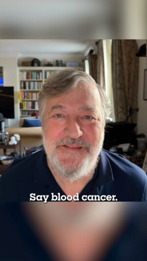 Stephen Fry Instagram - Far too many people aren’t told that they have blood cancer at diagnosis – they end up finding out from google, or sometimes not at all. 

People with leukaemia, lymphoma, myeloma, or any of the 100  different types of blood cancer are missing out on being part of this incredible, supportive community. That’s why this Blood Cancer Awareness Month we’re encouraging everyone to #SayBloodCancer and help raise awareness ❤️ 

Please watch and share this important message from @stephenfryactually and people living with blood cancer.

More on our website www.bloodcancer.org.uk/saybloodcancer 

#BloodCancerAwarenessMonth #Leukaemia #Lymphoma #Myeloma #BloodCancer
