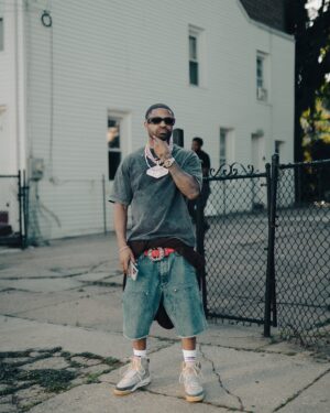 Stephen Fulton Instagram - 5 Thousand Red leather Chrome Heart Belt Boy 👨🏾‍🚀