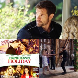 Stephen Huszar Instagram - Looking to watch a fun holiday movie tonight? Check out Hometown Holiday, premiering tonight on UPTV in the US 🇺🇸 and Super Channel Heart & Home in Canada 🇨🇦 starring my friends: Bradley Hamilton, Sarah Troyer, Kevin McGarry and Samantha Gracie! You’ll even catch me playin' a good ol’ country boy who’s got a baby on the way and a few dance moves up his sleeve🕺🏻 Happy Holidays y’all!
