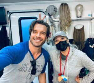 Stephen Huszar Instagram - Join us tonight for the season finale of #chesapeakeshores on @hallmarkchannel! Some fun BTS shots with our awesome crew & cast. Love you all 🙌🏽❤️