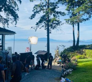 Stephen Huszar Instagram - Join us tonight for the season finale of #chesapeakeshores on @hallmarkchannel! Some fun BTS shots with our awesome crew & cast. Love you all 🙌🏽❤️