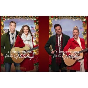 Stephen Huszar Instagram - Well done @jimmyfallon and @itsjuliebowen for re-creating our poster in 4 seconds!✌🏼Loved the skit. Your smiles kinda nailed it 🙌🏽

#hallmarkchristmasmovies❤️