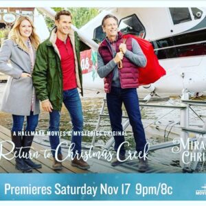 Stephen Huszar Instagram - RETURN TO CHRISTMAS CREEK premiers tonight at 9/8c on the Hallmark Channel! Had an incredible time shooting this mega feel good, tear jerker full of family and romance with @tortorra_, #StevenWeber, and @thekarimatchett 🎬🎬🎬
Check out the trailer, behind the scenes, bonus interviews & showtimes here: ‪http://www.hallmarkmoviesandmysteries.com/return-to-christmas-creek/videos‬