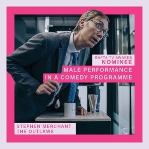 Stephen Merchant Instagram - Thank you for the nomination @bafta. It’s not often you find yourself in a category with a vampire and Weird Al. #BAFTATVAwards
