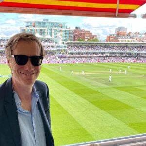 Stephen Merchant Instagram - The Ashes may not be coming home - but this lad is, exhausted after the madcap ride that was the 2nd Test at Lords @homeofcricket. Yes, England are erratic and exasperating but enthralling too. And Ben Stokes is otherworldly at the crease.