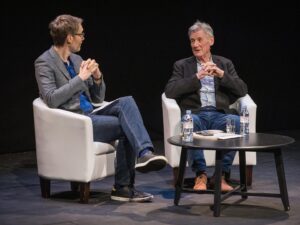 Stephen Merchant Instagram - They say never meet your heroes - but definitely do when they’re as warm and funny as Michael Palin. 
Photo 2 credit: David Betteridge